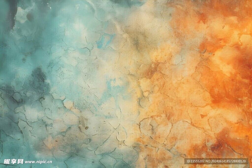 创意多彩抽象油彩绘画背景