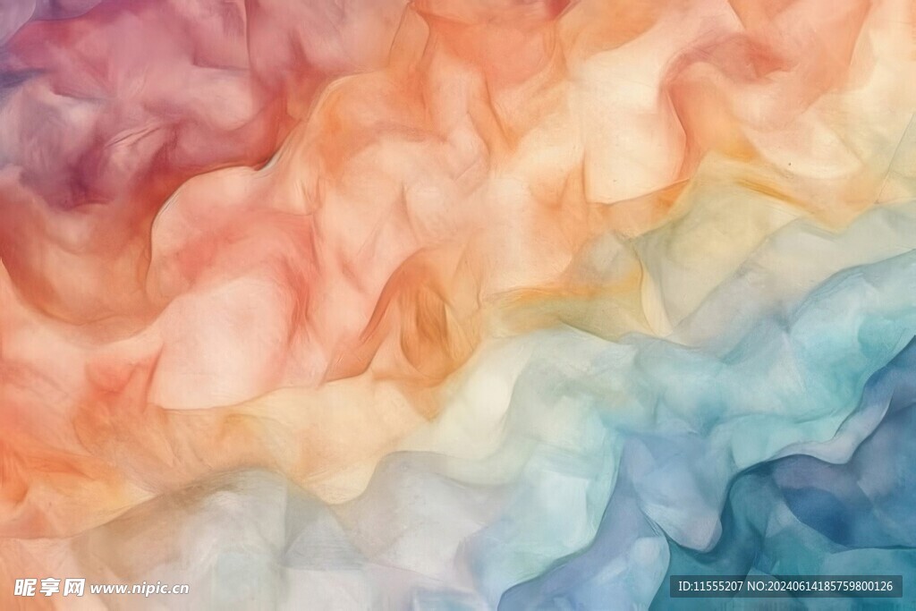 创意多彩抽象油彩绘画背景