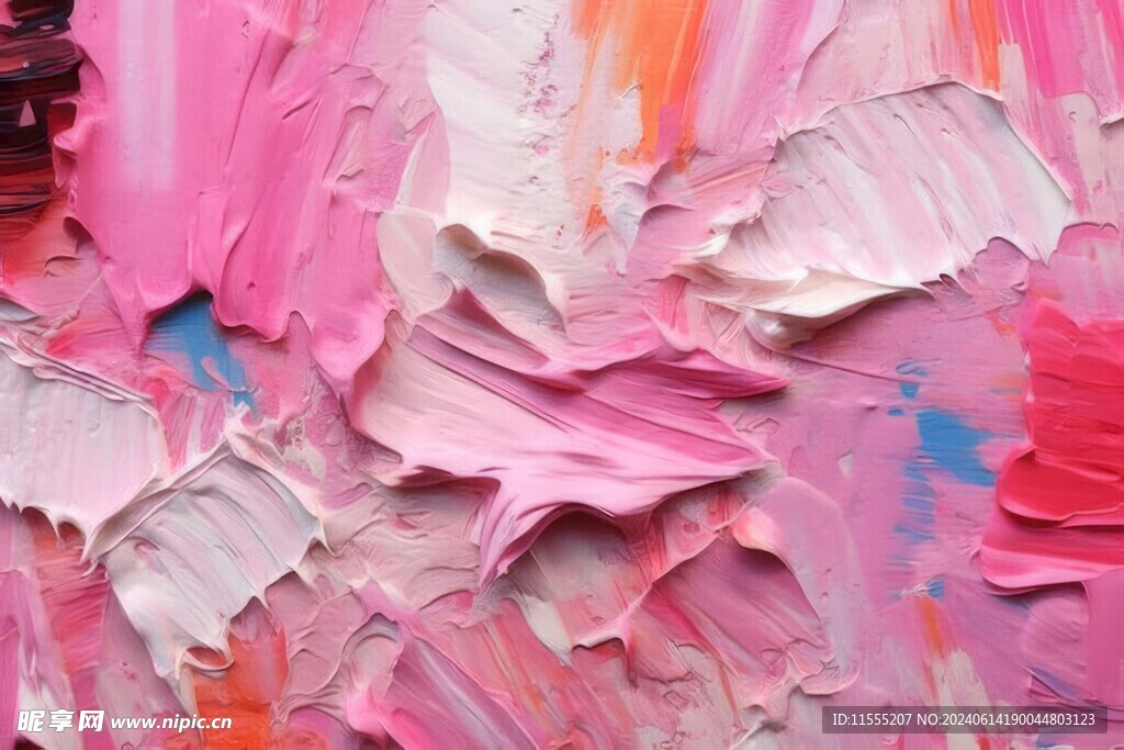 创意多彩抽象油彩绘画背景