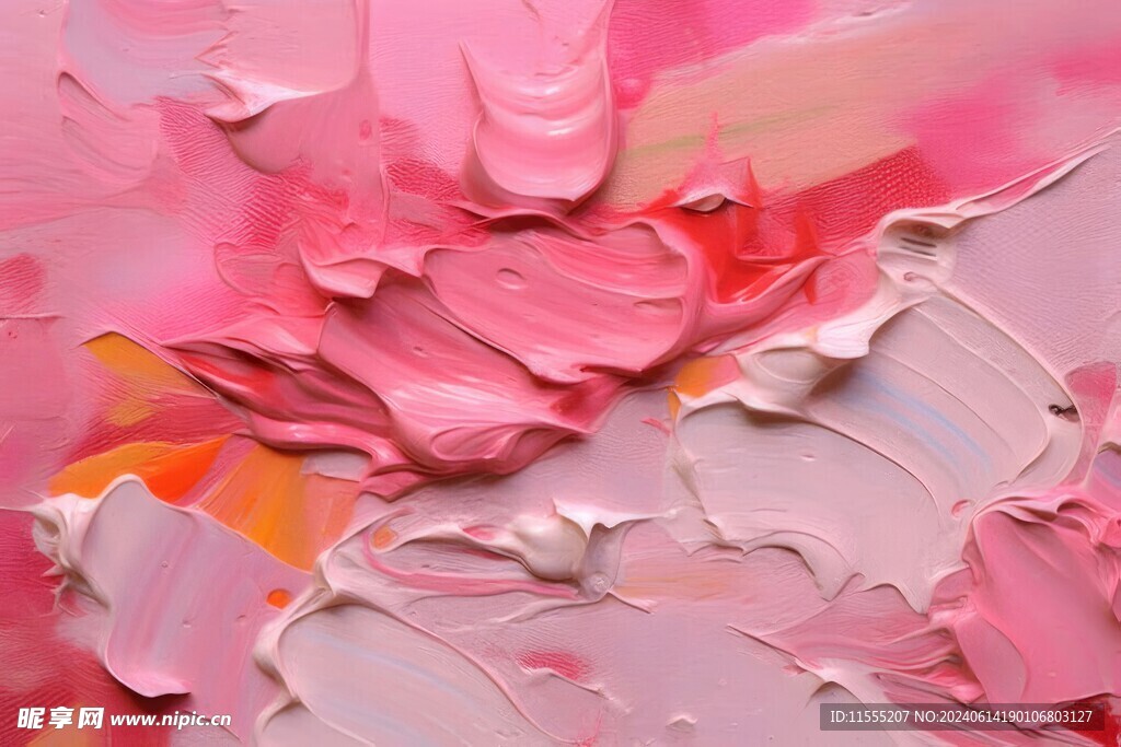 创意多彩抽象油彩绘画背景