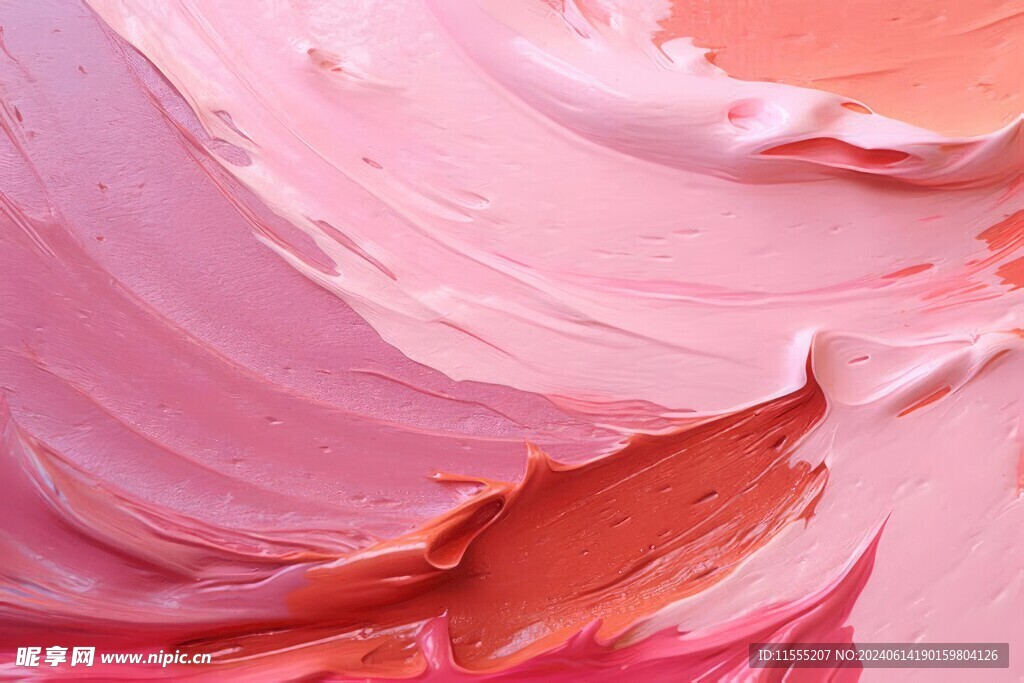 创意多彩抽象油彩绘画背景