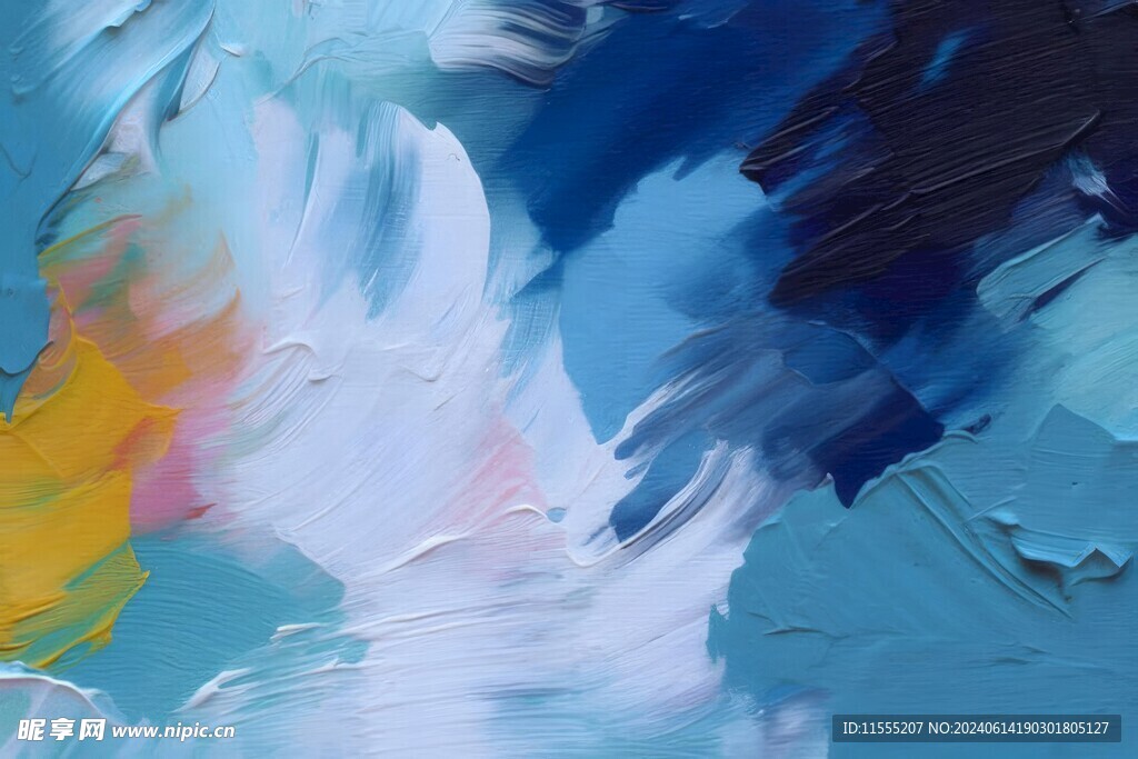 创意多彩抽象油彩绘画背景