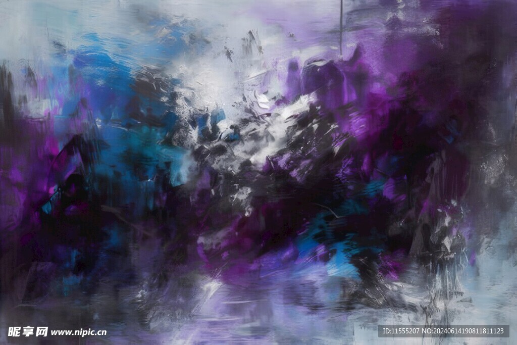 创意多彩抽象油彩绘画背景