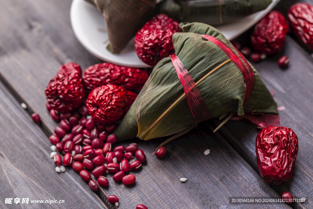 红枣粽子美食