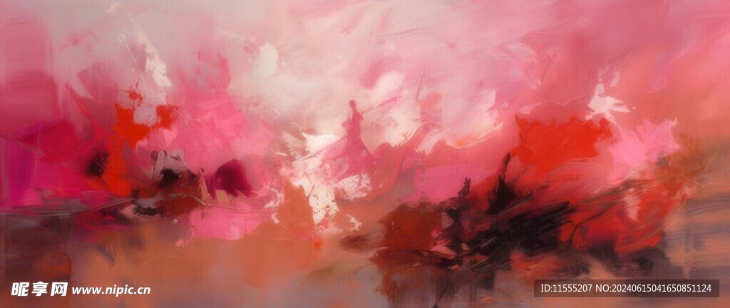 创意多彩抽象油彩绘画背景