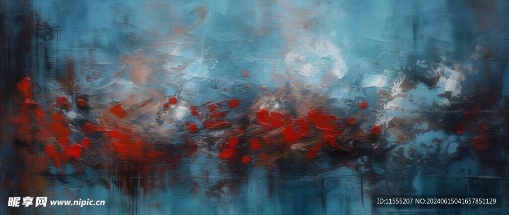 创意多彩抽象油彩绘画背景