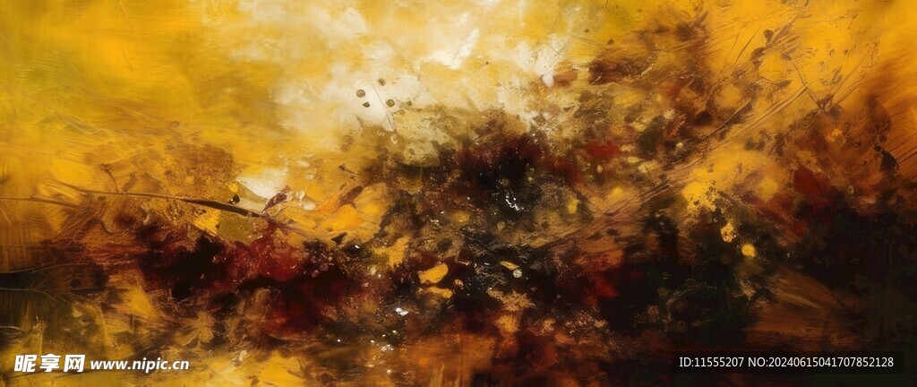 创意多彩抽象油彩绘画背景