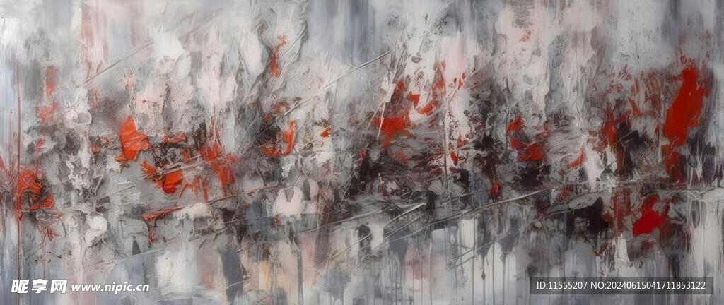 创意多彩抽象油彩绘画背景