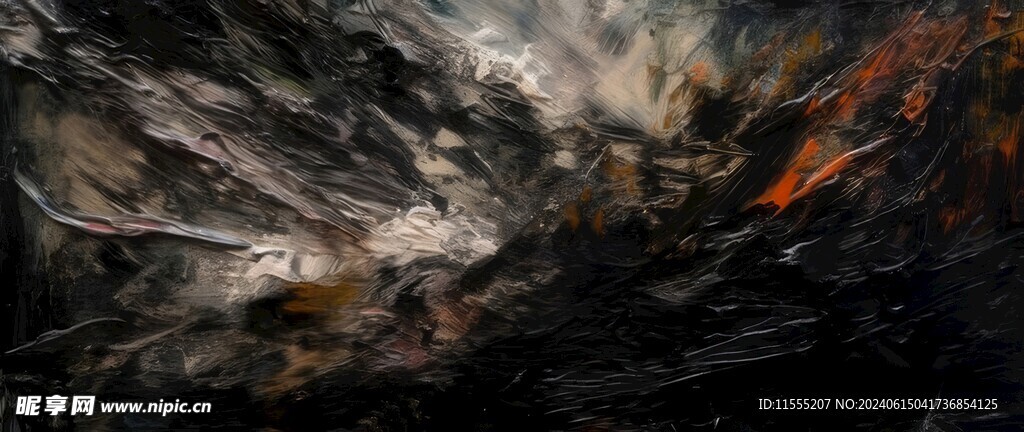 创意多彩抽象油彩绘画背景