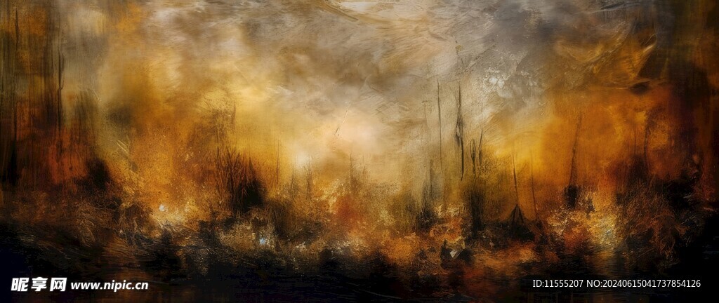 创意多彩抽象油彩绘画背景