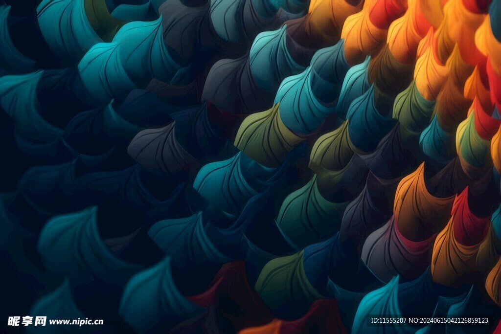 创意多彩抽象油彩绘画背景