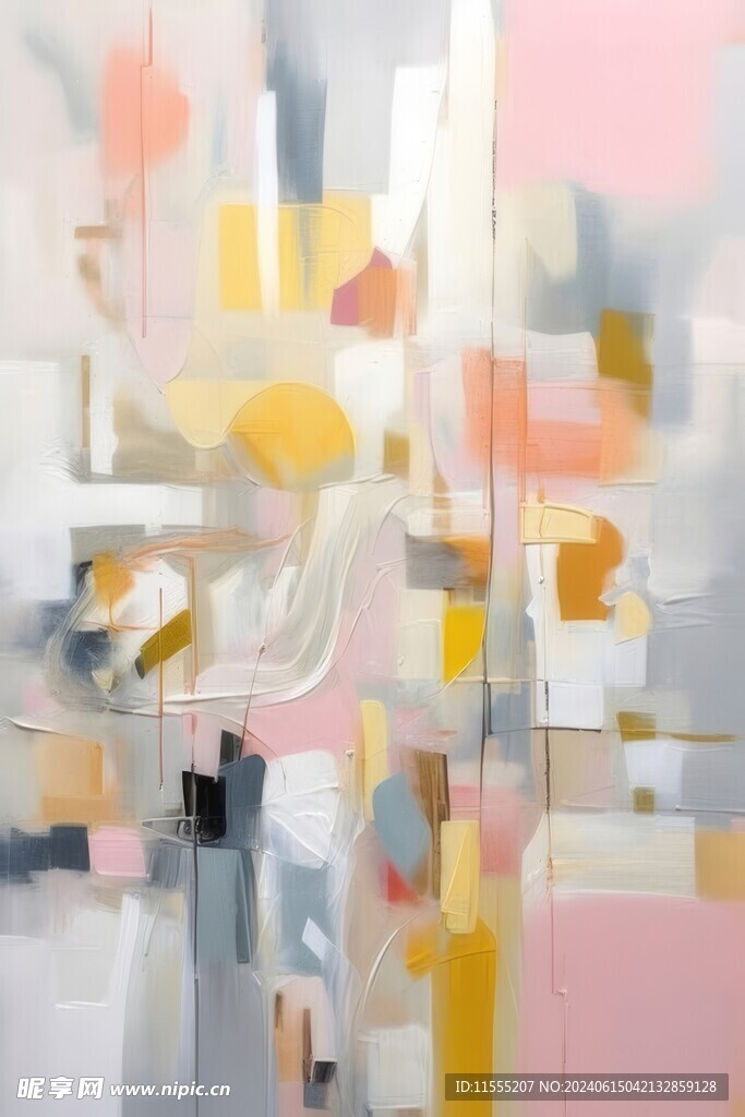 创意多彩抽象油彩绘画背景