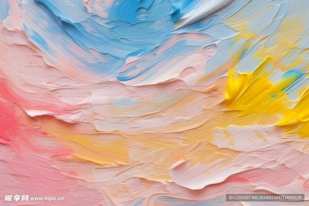 创意多彩抽象油彩绘画背景