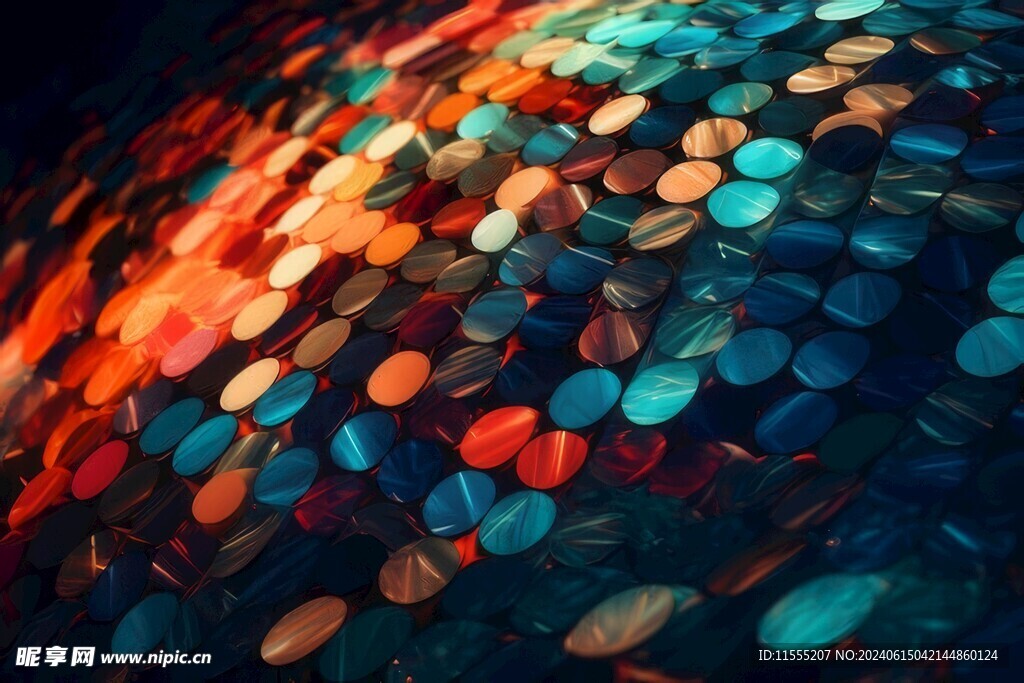 创意多彩抽象油彩绘画背景