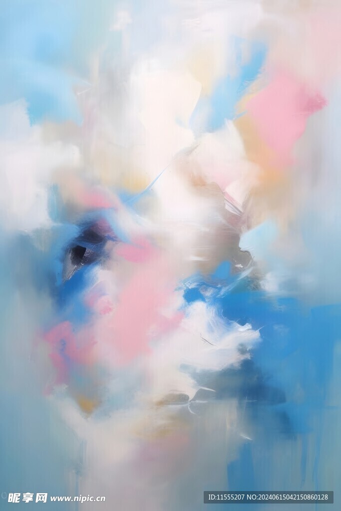 创意多彩抽象油彩绘画背景