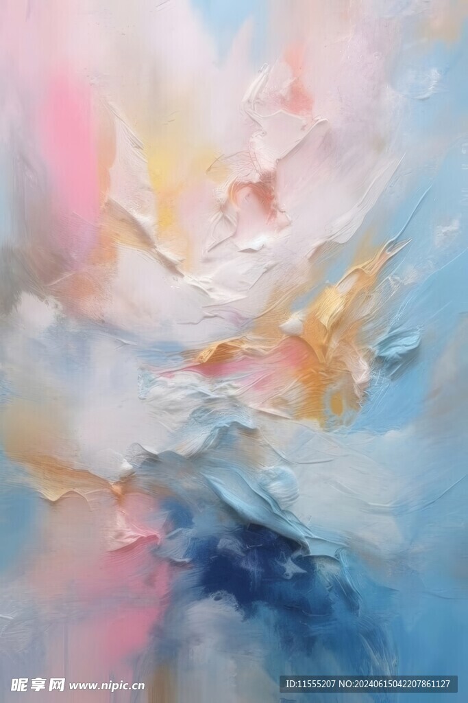 创意多彩抽象油彩绘画背景