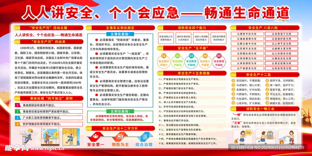 2024年全国安全生产月