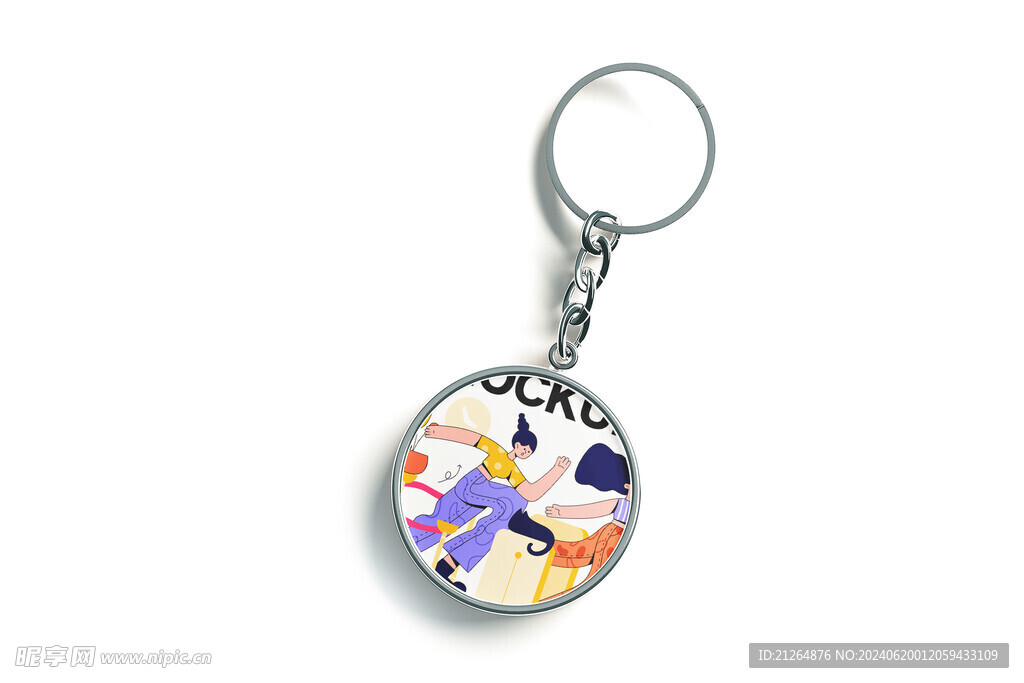 锁匙扣样机贴图