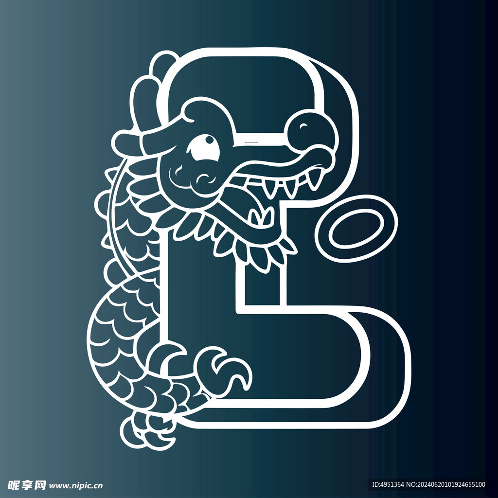龙字母L