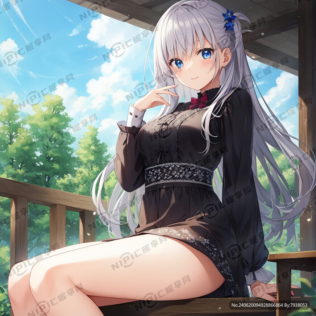 采摘的乡村小姑娘