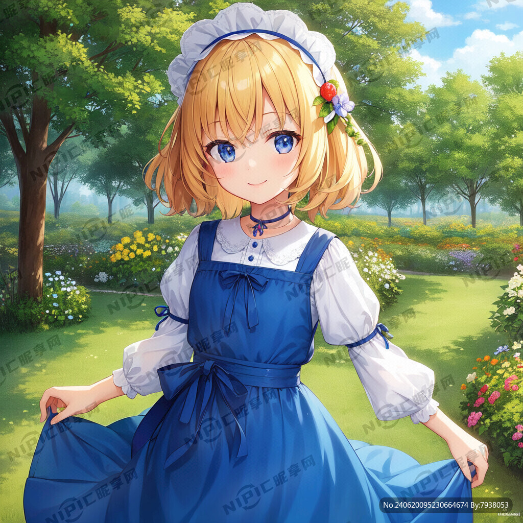 农家小姑娘采摘树上的果子