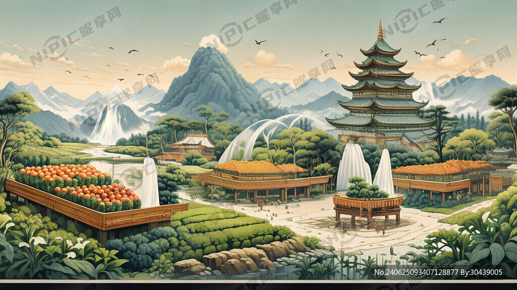 农产品高端绿色推广周海报