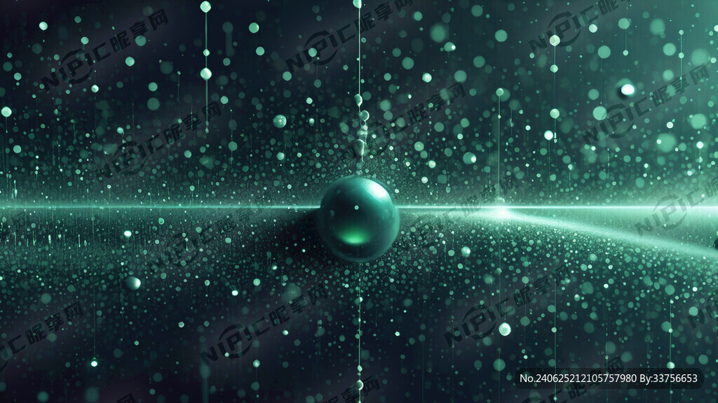 莱茵蓝组合翠绿 科技风格背景