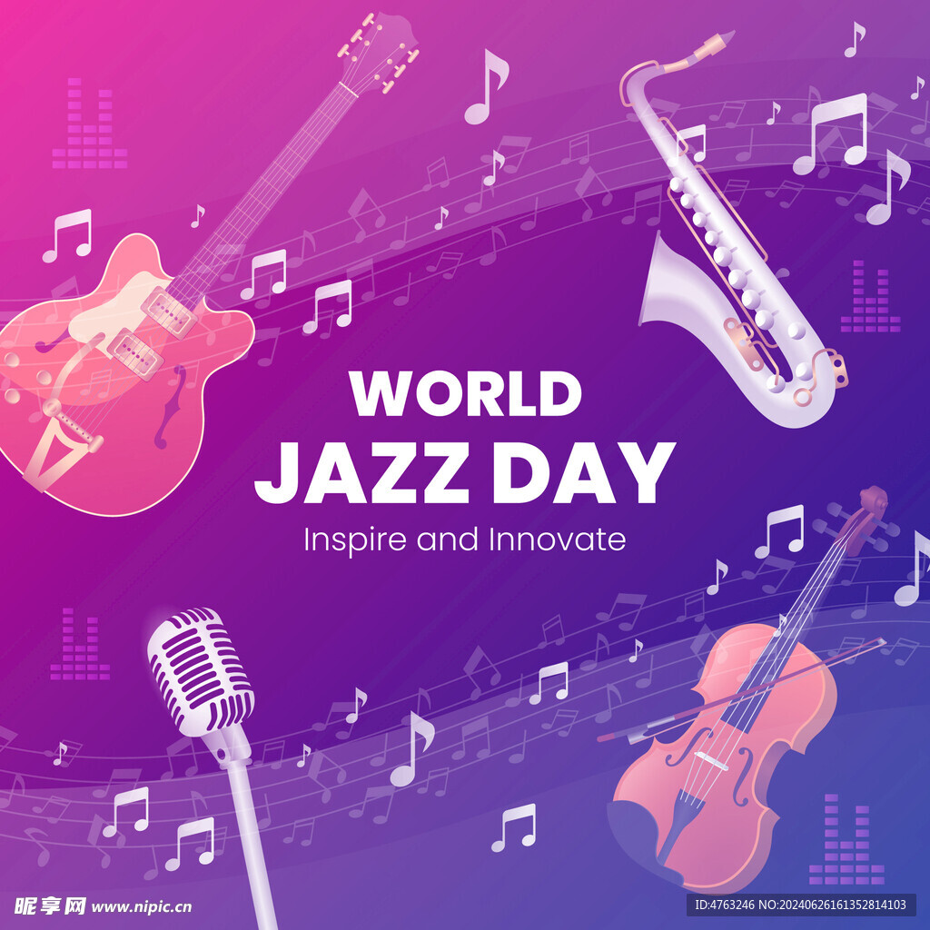 音乐艺术节海报 