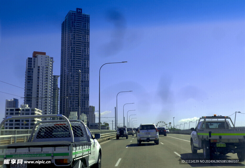 澳大利亚黄金海岸城市风景