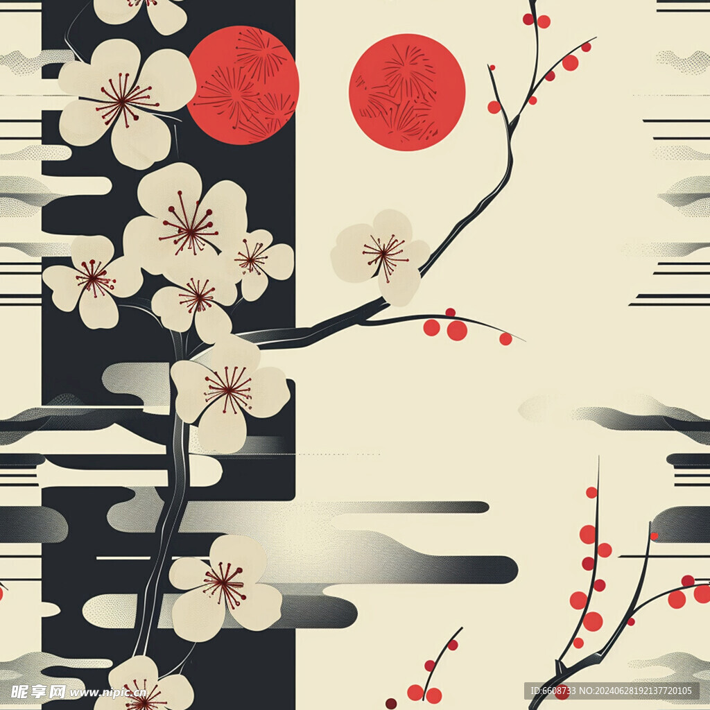 日式风格背景素材