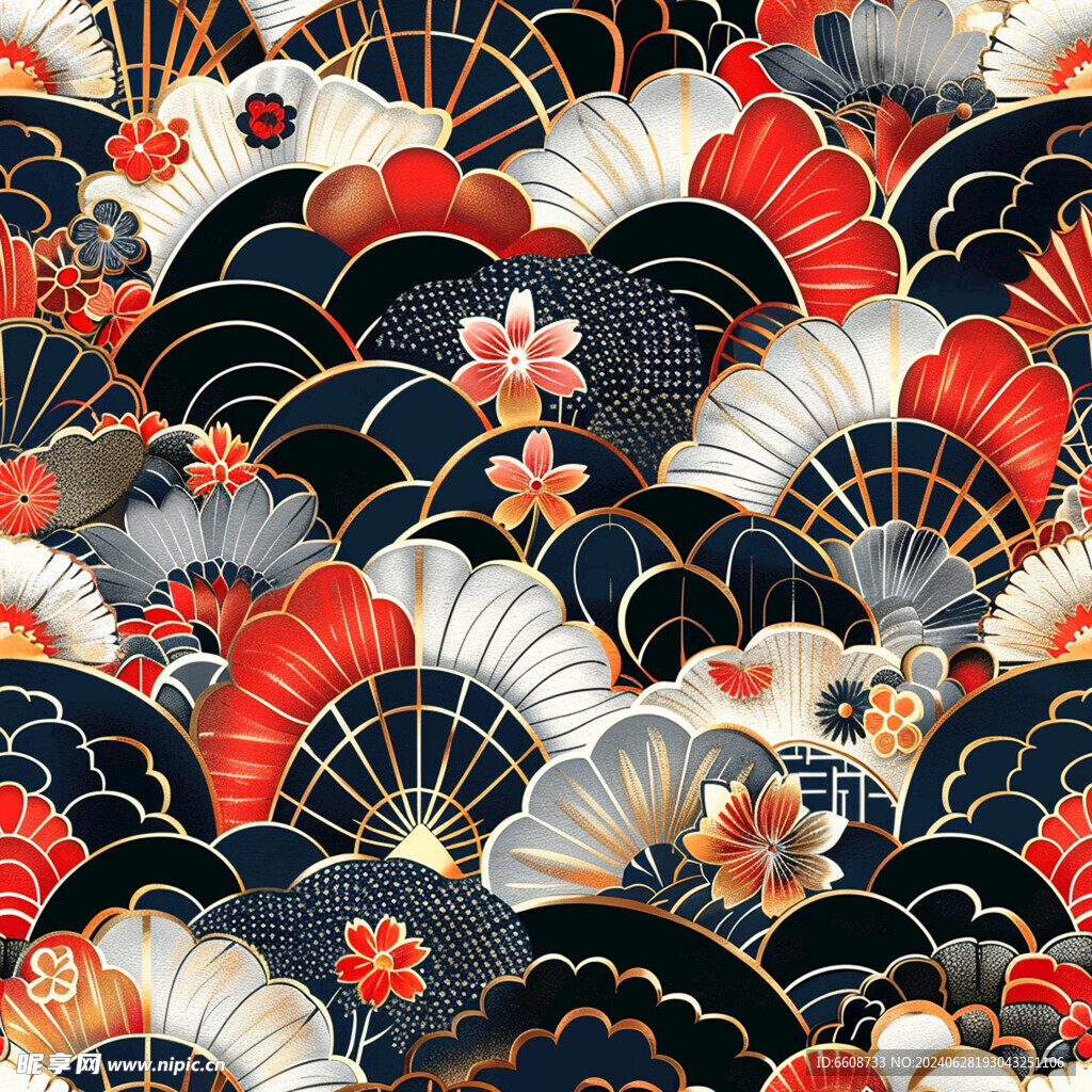 风景画日式风格背景