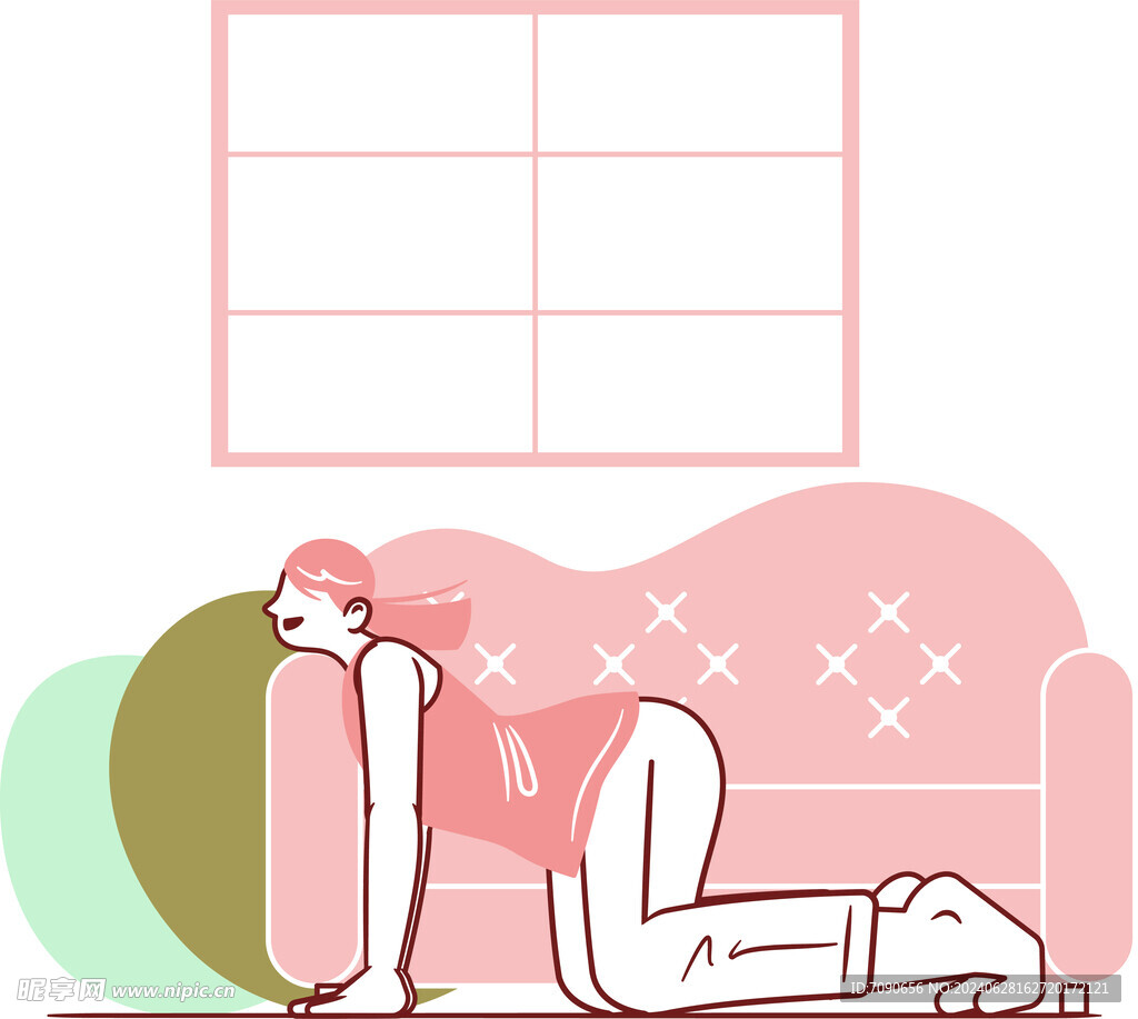 瑜伽姿势插图    