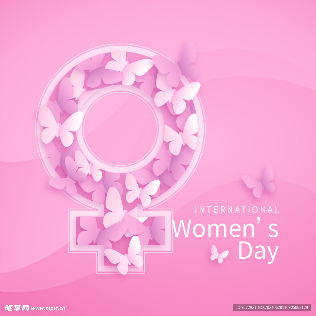 矢量妇女节宣传海报