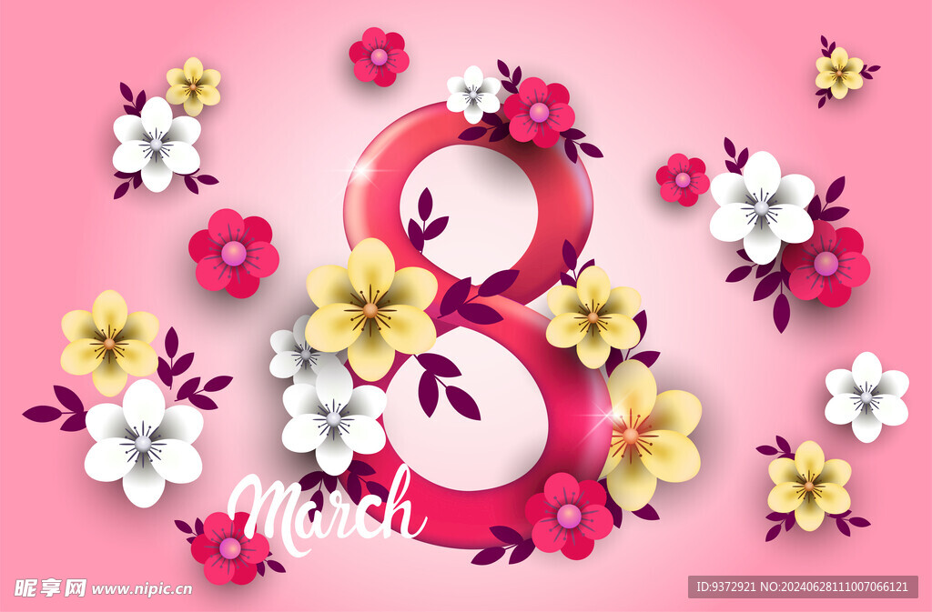 矢量妇女节海报