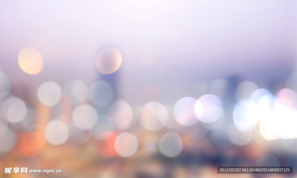 多彩光韵光斑夜空背景