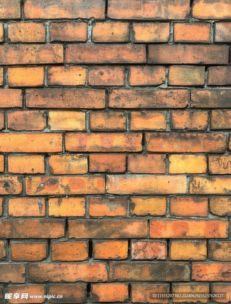 多色砖墙背景纹理花纹素材