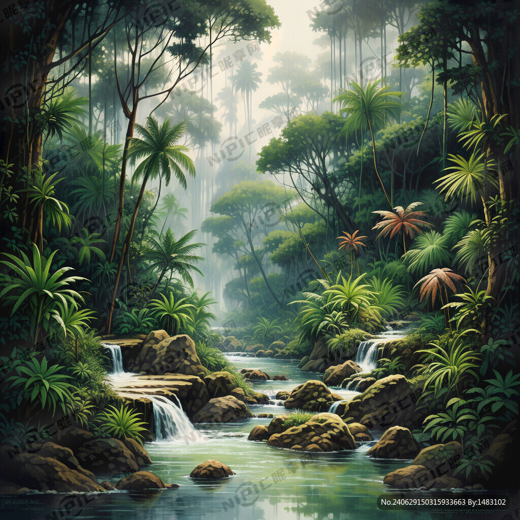 热带雨林 热带丛林 原始森林