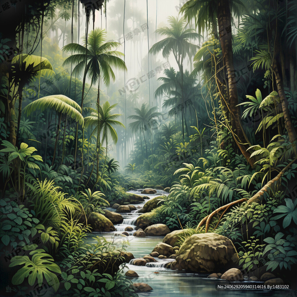 热带雨林 热带丛林 原始森林