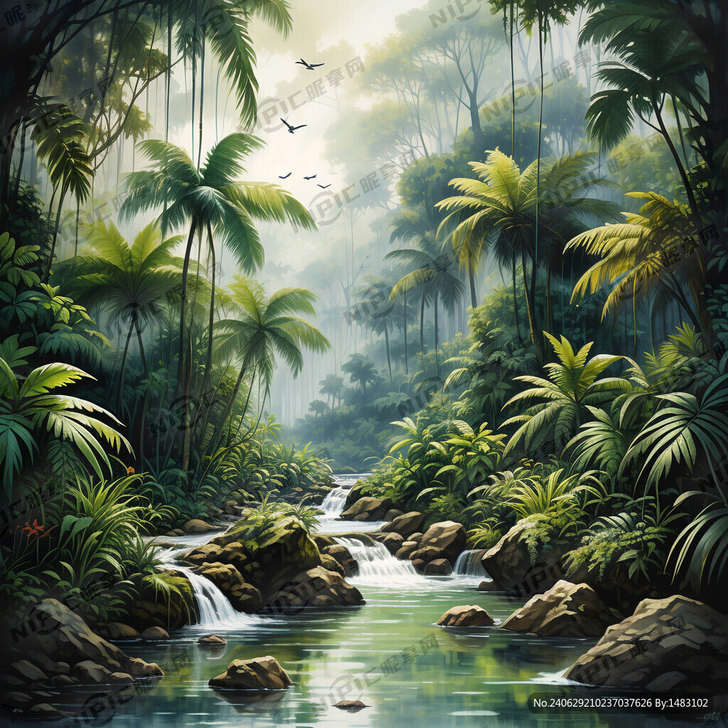 热带雨林 热带丛林 原始森林