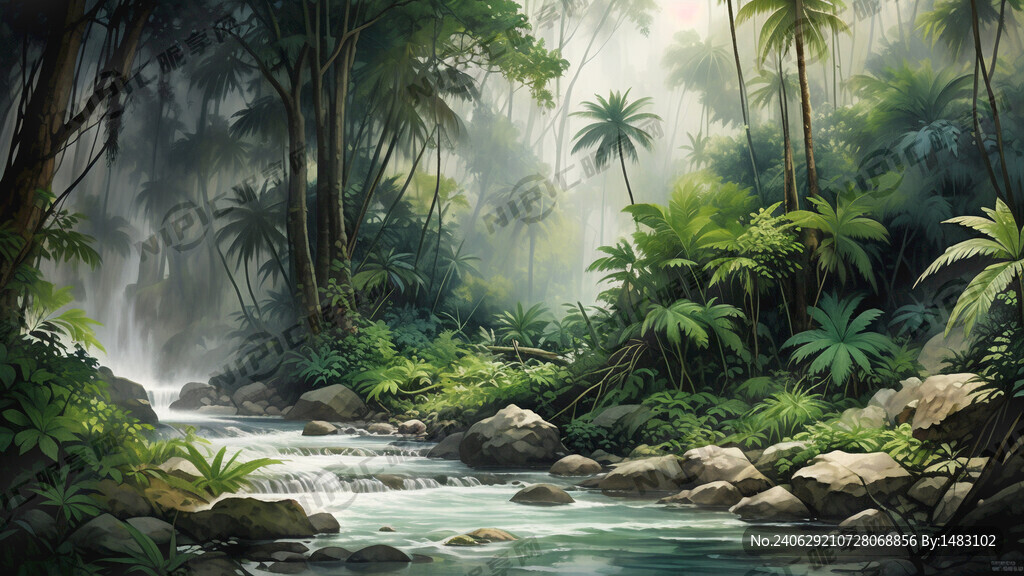 热带雨林 热带丛林 原始森林