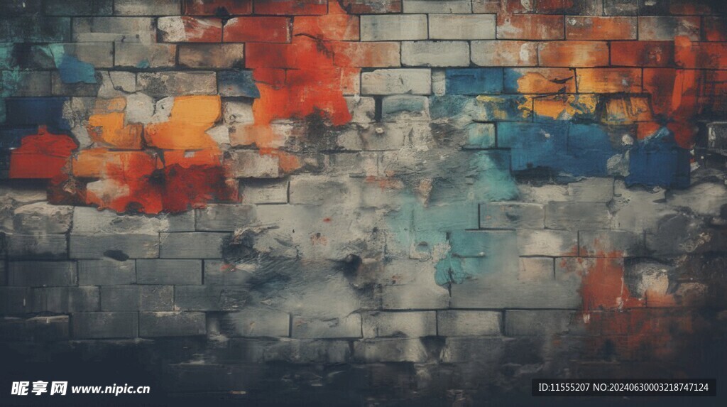 砖墙混凝土墙背景纹理花纹素材