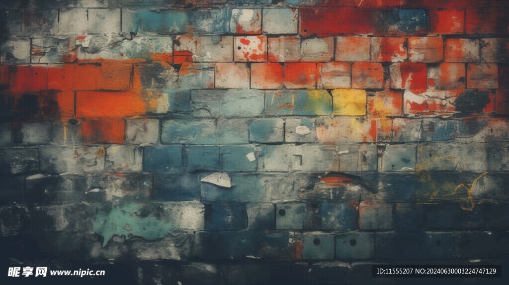 砖墙混凝土墙背景纹理花纹素材