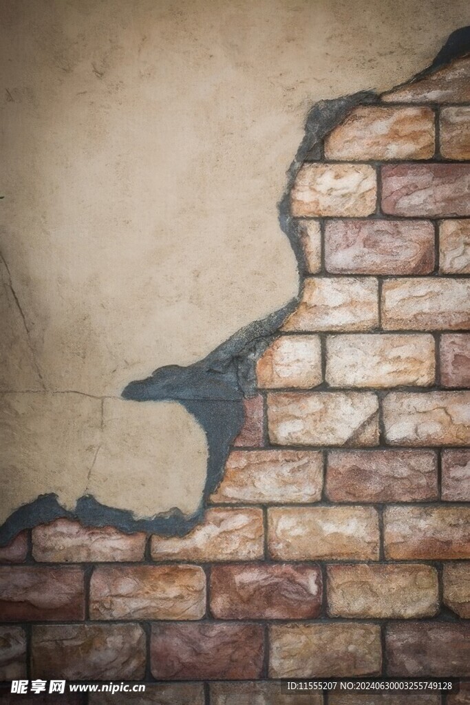 砖墙混凝土墙背景纹理花纹素材