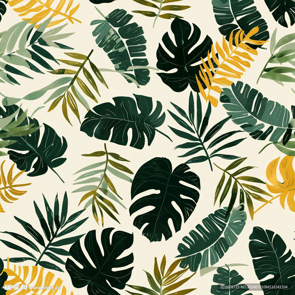 树叶叶子背景图案