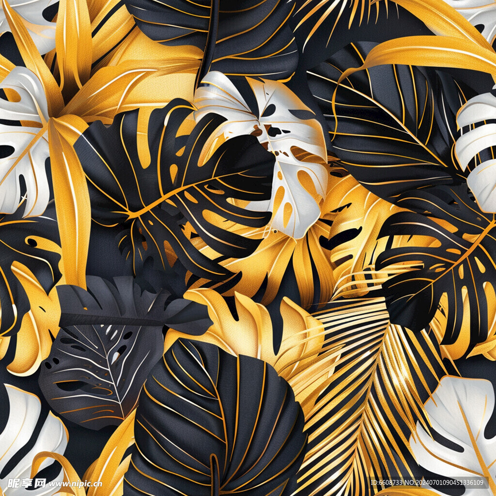 树叶叶子背景图案