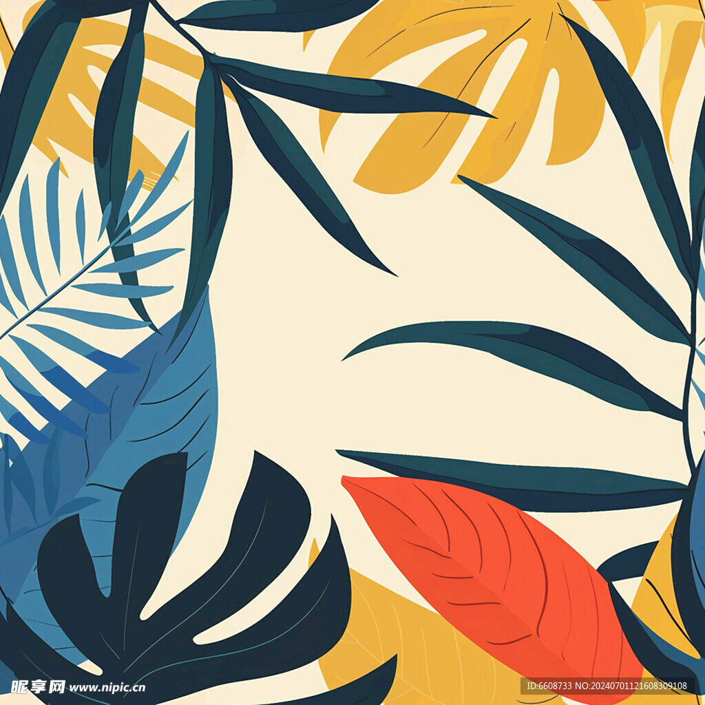 花草图案背景花草壁纸素材