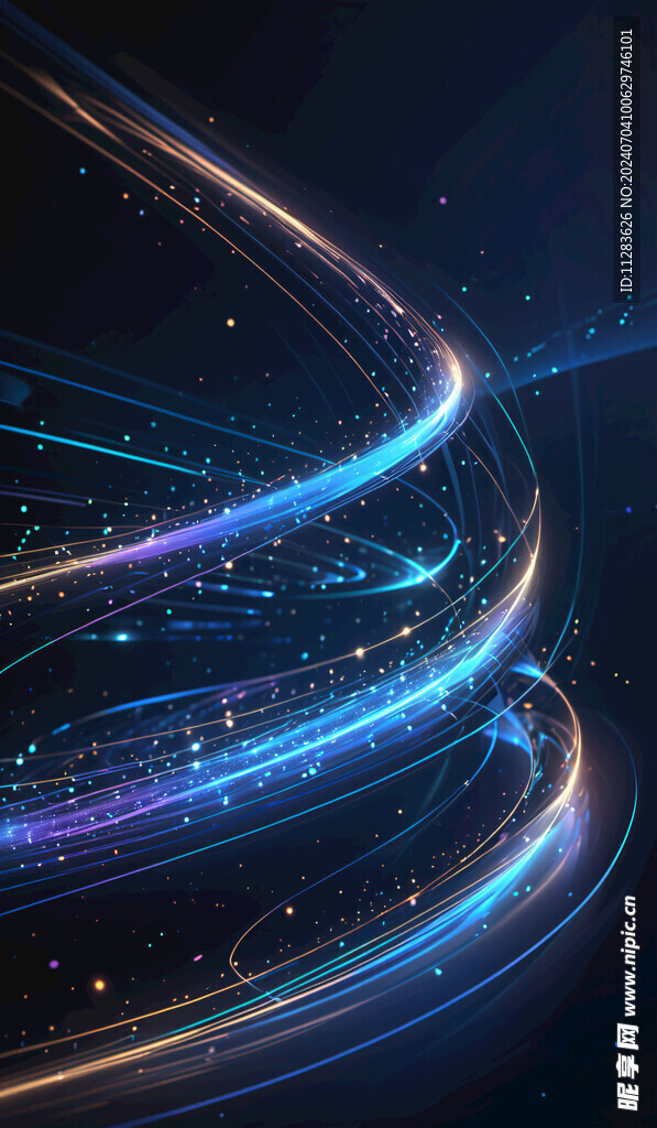 华丽科技线条背景
