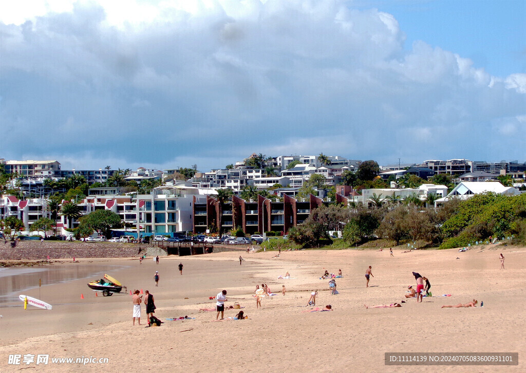 澳大利亚阳光海岸海滩风景