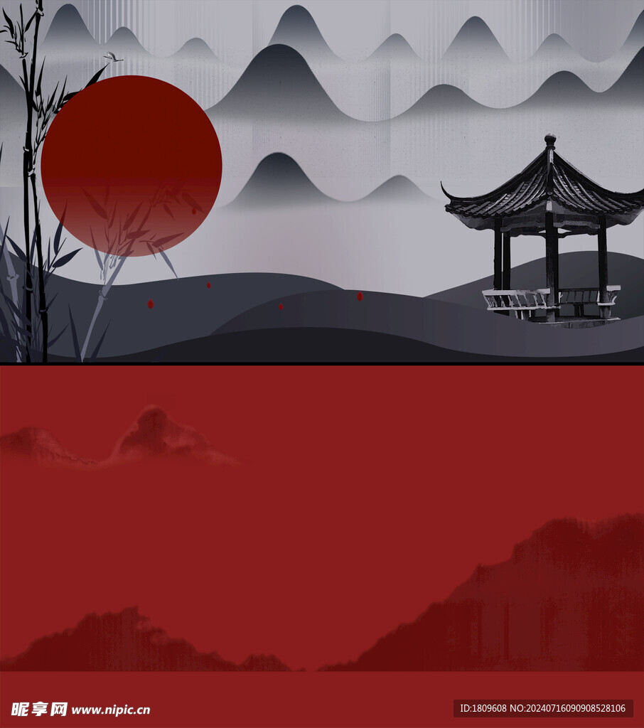 中国风展板背景