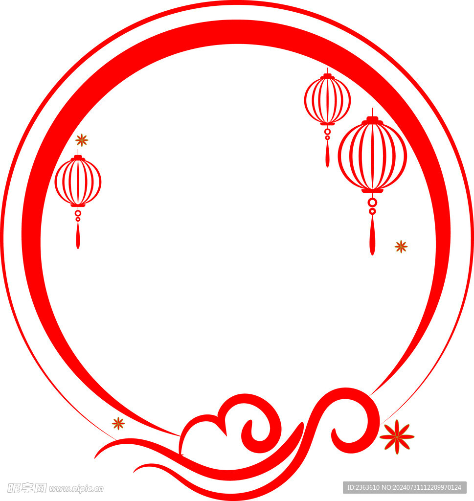 镂空边框花纹雕刻造型